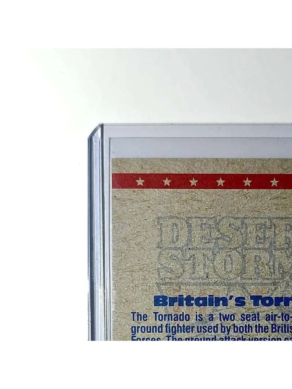 Britain’s Tornado 1991 Topps Desert Storm #19 Card - Picture 7 of 10